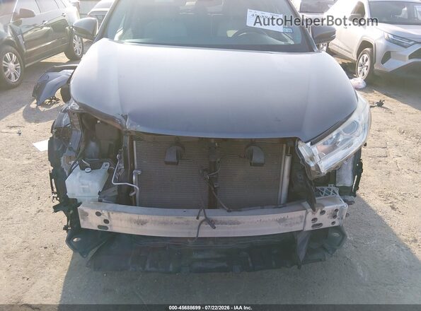 5TDZZRFH2KS290837 2019 TOYOTA HIGHLANDER Gray Widok z przodu