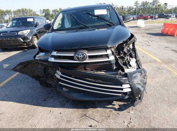 5TDZZRFH2KS298887 2019 TOYOTA HIGHLANDER Синий Вид спереди