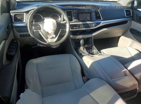 5TDZZRFH5HS211184 2017 TOYOTA HIGHLANDER Белый Вид панели приборов