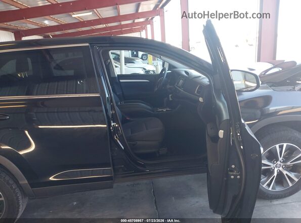 5TDZZRFH5KS311504 2019 TOYOTA HIGHLANDER Black Սալոնի դիմացի տեսք