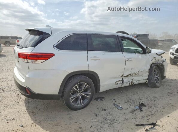 5TDZZRFH6HS198039 2017 TOYOTA HIGHLANDER White Задня права чверть