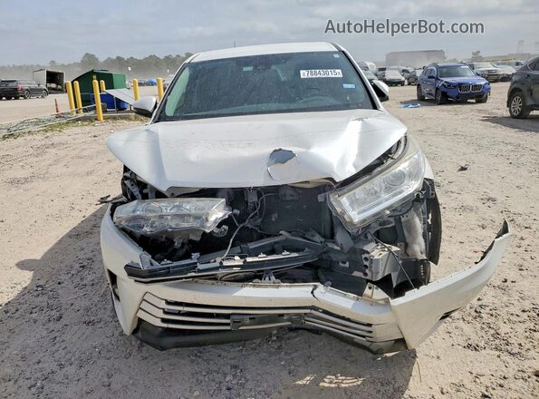 5TDZZRFH6HS198039 2017 TOYOTA HIGHLANDER White Вид спереду