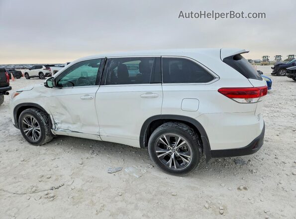 5TDZZRFH6JS266720 2018 TOYOTA HIGHLANDER White Trasero izquierdo