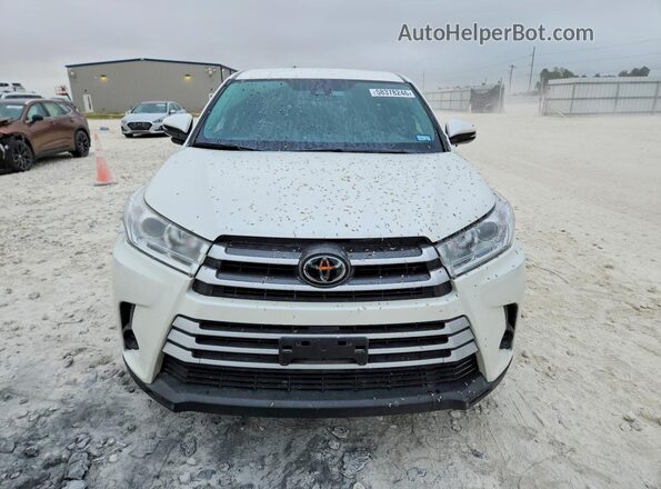 5TDZZRFH6JS266720 2018 TOYOTA HIGHLANDER White Vista frontal