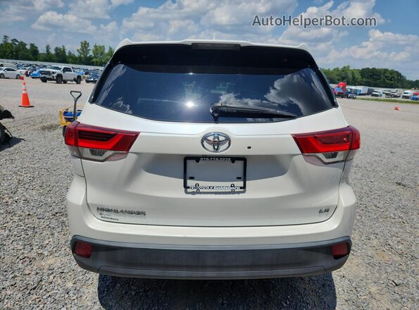 5TDZZRFH6JS269830 2018 TOYOTA HIGHLANDER White Вид ззаду