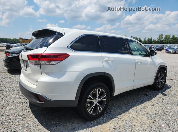5TDZZRFH6JS269830 2018 TOYOTA HIGHLANDER White Задня права чверть