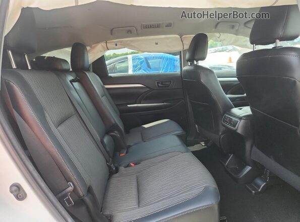 5TDZZRFH6JS269830 2018 TOYOTA HIGHLANDER White Вид задньої частини салону