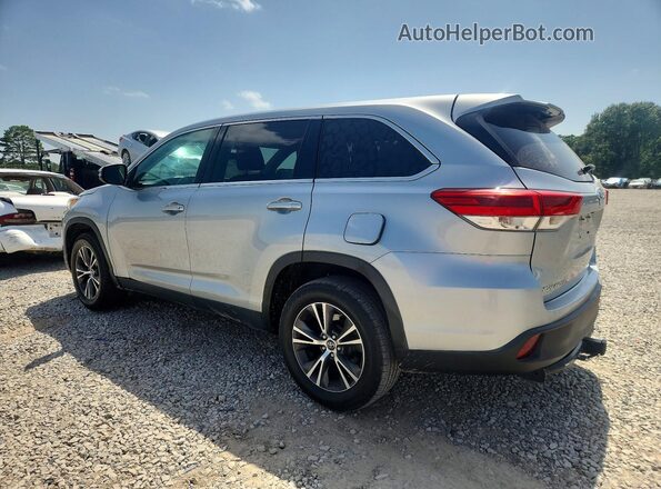 5TDZZRFH7KS297864 2019 TOYOTA HIGHLANDER Silver Trasero izquierdo