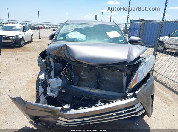5TDZZRFH7KS351003 2019 TOYOTA HIGHLANDER Gray Սալոնի հետևի տեսք