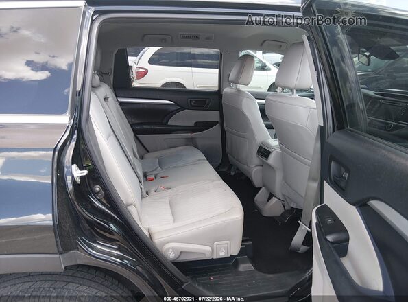 5TDZZRFH7KS352393 2019 TOYOTA HIGHLANDER Black Widok naklejki z numerem VIN