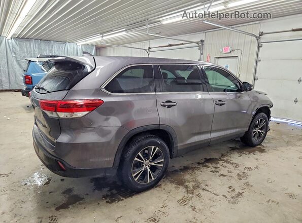 5TDZZRFH7KS367461 2019 TOYOTA HIGHLANDER Серый Задняя правая четверть