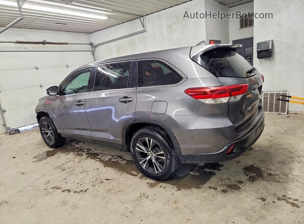 5TDZZRFH7KS367461 2019 TOYOTA HIGHLANDER Серый Задняя левая четверть
