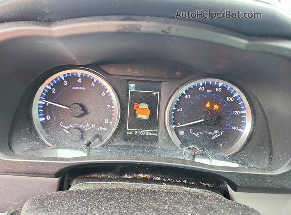 5TDZZRFH9HS193949 2017 TOYOTA HIGHLANDER White Instrument cluster view