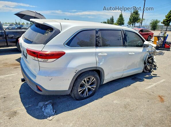 5TDZZRFH9JS251239 2018 TOYOTA HIGHLANDER White Задня права чверть