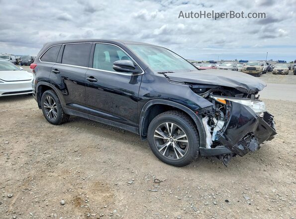 5TDZZRFH9KS314227 2019 TOYOTA HIGHLANDER Black Delantero derecho