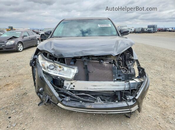 5TDZZRFH9KS314227 2019 TOYOTA HIGHLANDER Black Vista frontal