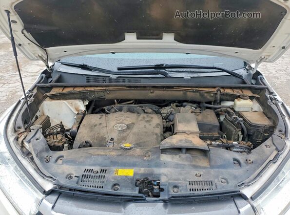 5TDZZRFHXHS201458 2017 TOYOTA HIGHLANDER White Engine compartment view