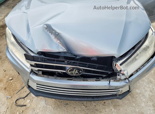 5TDZZRFHXHS212962 2017 TOYOTA HIGHLANDER Silver Вид підкапотного простору
