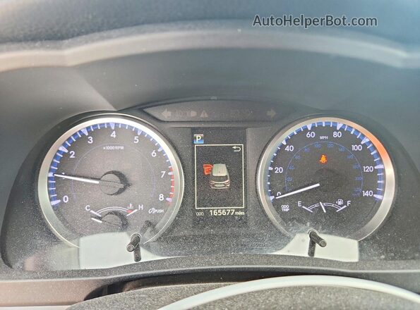 5TDZZRFHXHS212962 2017 TOYOTA HIGHLANDER Silver Вид щитка приладів