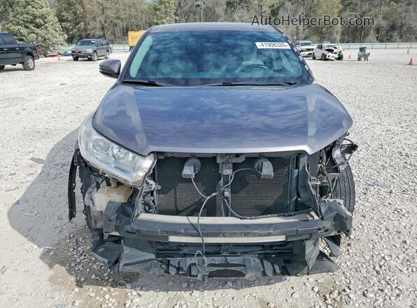 5TDZZRFHXHS219085 2017 TOYOTA HIGHLANDER Gray Դիմացի տեսք