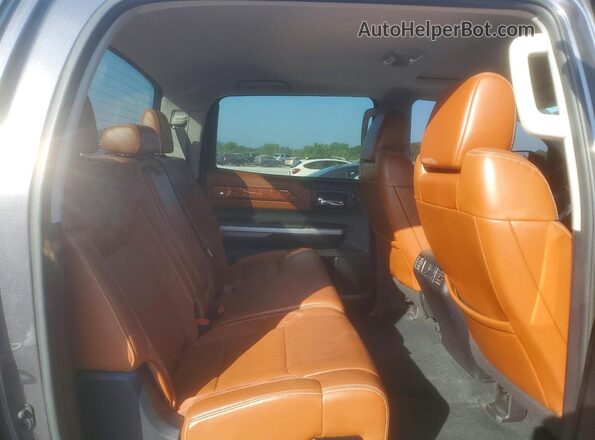 5TFAW5F13HX640805 2017 TOYOTA TUNDRA Gray უკანა სავარძლების ხედი