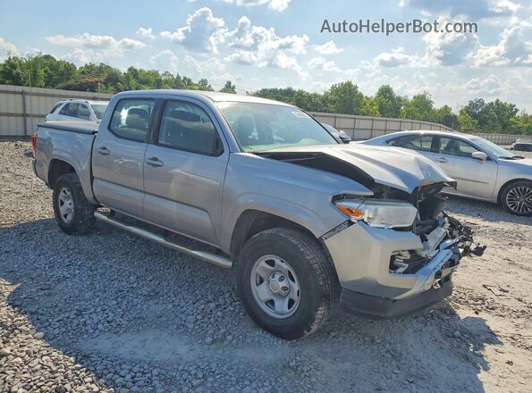 5TFAX5GN3HX083960 2017 TOYOTA TACOMA Серебряный Передняя правая четверть