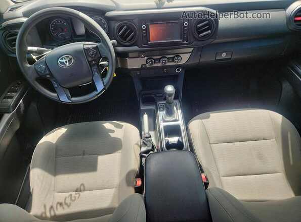 5TFAX5GN4KX138570 2019 TOYOTA TACOMA Gray Вид панелі приладів
