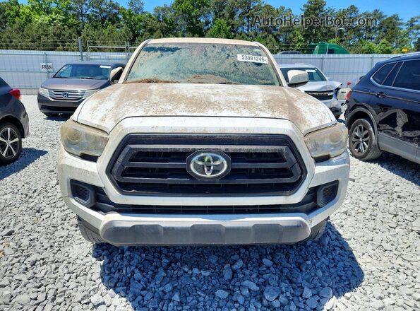 5TFAX5GN6MX190107 2021 TOYOTA TACOMA White Вид спереду