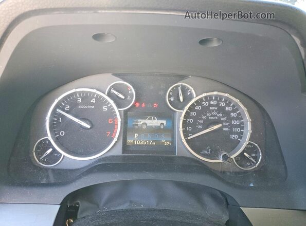 5TFAY5F11HX607621 2017 TOYOTA TUNDRA Black Instrument cluster view