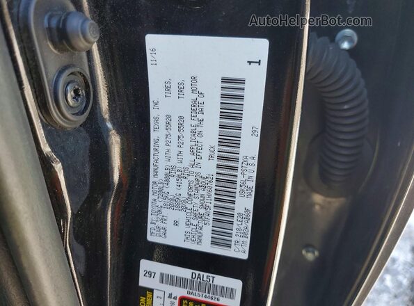 5TFAY5F11HX607621 2017 TOYOTA TUNDRA Black Engine compartment view