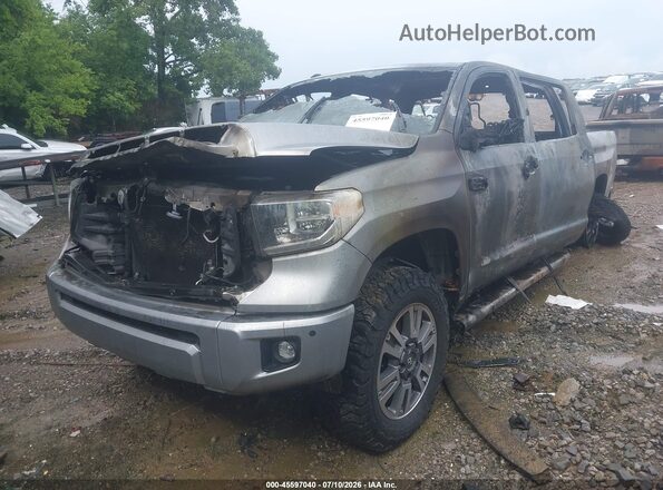 5TFAY5F11KX836937 2019 TOYOTA TUNDRA Silver Առջևի ձախ երեք քառորդ տեսարան
