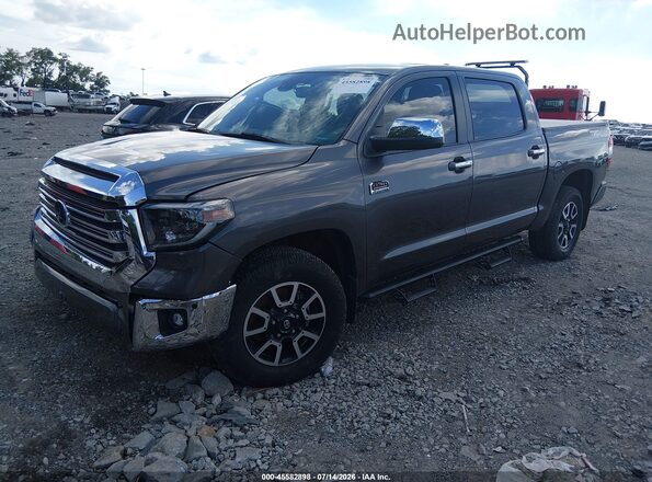 5TFAY5F12MX018359 2021 TOYOTA TUNDRA Gray Առջևի ձախ երեք քառորդ տեսարան