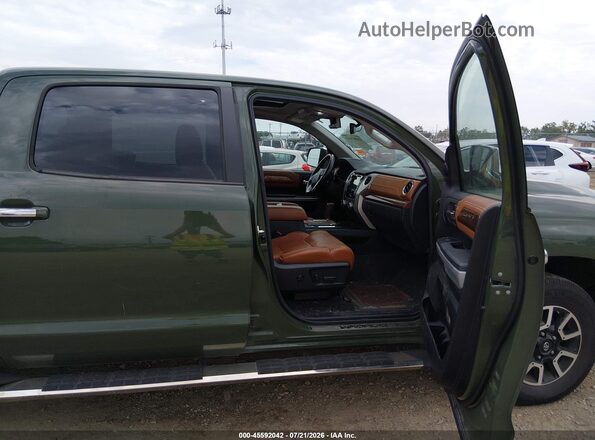 5TFAY5F12MX980130 2021 TOYOTA TUNDRA Green Вид салону спереду