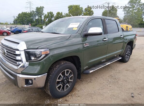 5TFAY5F12MX980130 2021 TOYOTA TUNDRA Green Передня ліва чверть