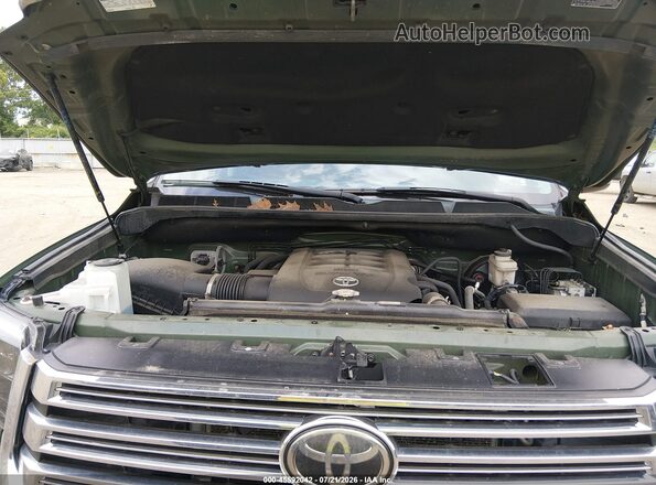 5TFAY5F12MX980130 2021 TOYOTA TUNDRA Green Вид ззаду