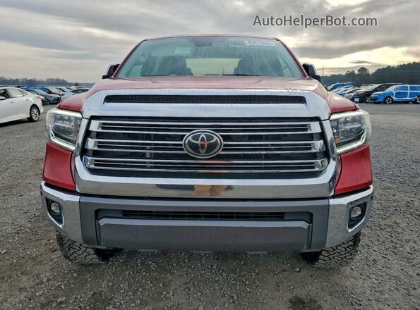 5TFAY5F13LX876566 2020 TOYOTA TUNDRA Красный Вид спереди