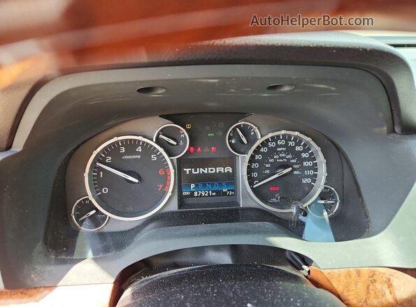 5TFAY5F19HX603431 2017 TOYOTA TUNDRA Black Vista del cuadro de instrumentos
