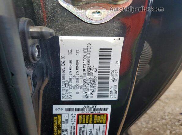 5TFAY5F1XGX505328 2016 TOYOTA TUNDRA Black Widok naklejki z numerem VIN