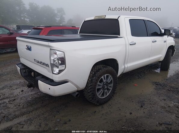 5TFAY5F1XKX841442 2019 TOYOTA TUNDRA Белый Задняя правая четверть