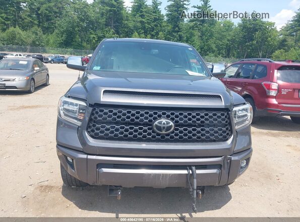 5TFAY5F1XKX843210 2019 TOYOTA TUNDRA Серый Вид спереди
