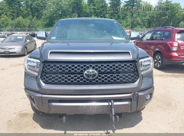 5TFAY5F1XKX843210 2019 TOYOTA TUNDRA Серый Вид задней части салона
