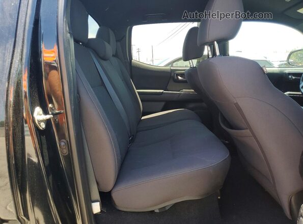 5TFAZ5CN2KX079809 2019 TOYOTA TACOMA Black უკანა სავარძლების ხედი