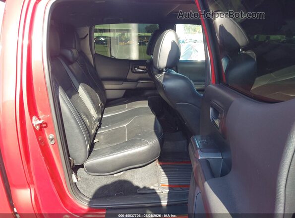 5TFAZ5CN6KX074869 2019 TOYOTA TACOMA Red Widok naklejki z numerem VIN