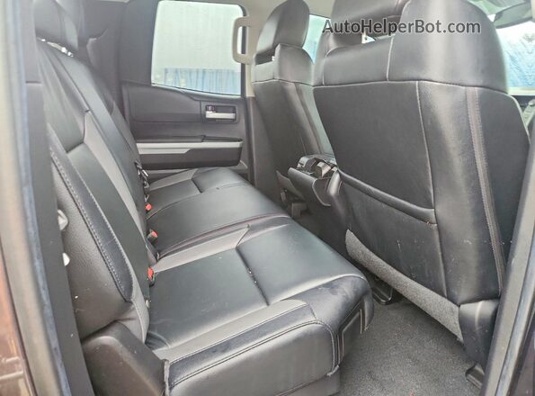 5TFBY5F10KX870050 2019 TOYOTA TUNDRA Charcoal Rear seats view
