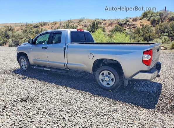 5TFCY5F13JX022554 2018 TOYOTA TUNDRA Silver Trasero izquierdo