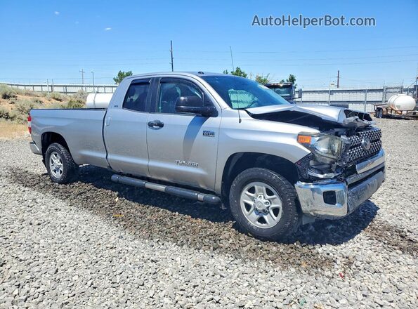 5TFCY5F13JX022554 2018 TOYOTA TUNDRA Silver Delantero derecho