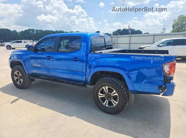 5TFCZ5AN0HX100564 2017 TOYOTA TACOMA Blue Trasero izquierdo
