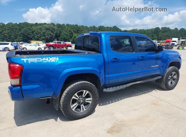 5TFCZ5AN0HX100564 2017 TOYOTA TACOMA Blue Trasero derecho