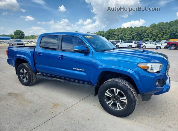 5TFCZ5AN0HX100564 2017 TOYOTA TACOMA Blue Delantero derecho