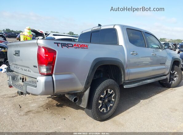 5TFCZ5AN0HX111659 2017 TOYOTA TACOMA Silver Задня права чверть